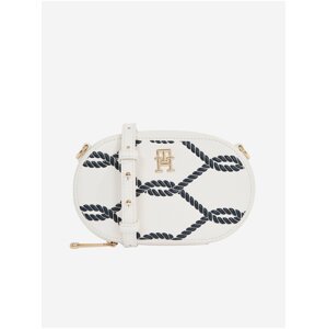 Krémová dámska crossbody kabelka Tommy Hilfiger