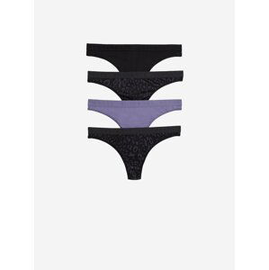 Nohavičky pre ženy Marks & Spencer - čierna, fialová, sivá