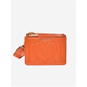 Oranžová dámska crossbody kabelka Love Moschino