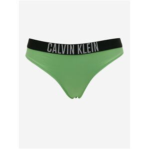 Zelený dámsky spodný diel plaviek Calvin Klein Underwear Intense Power