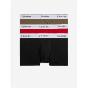 Boxerky pre mužov Calvin Klein Underwear - čierna, červená, kaki