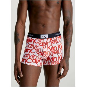 Boxerky pre mužov Calvin Klein Underwear - biela, červená