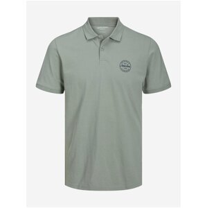 Zelené pánske polo tričko Jack & Jones Shark