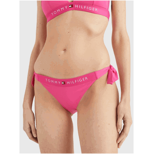 Tmavo ružový dámsky spodný diel plaviek Tommy Hilfiger Underwear