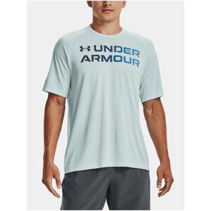 Svetlomodré pánske tričko Under Armour UA Tech 2.0 Gradient SS