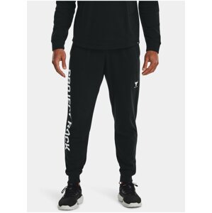 Čierne pánske tepláky Under Armour Project Rock Terry Jogger