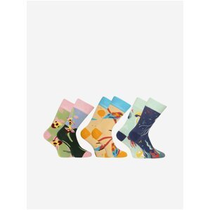 Ponožky pre mužov Dedoles - tmavomodrá, mentolová, oranžová, tyrkysová, svetlomodrá, ružová, zelená