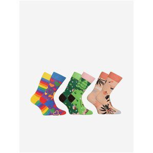 Ponožky pre mužov Dedoles - oranžová, zelená, svetlozelená, fialová, žltá