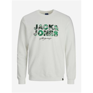 Biela chlapčenská mikina Jack & Jones Tulum