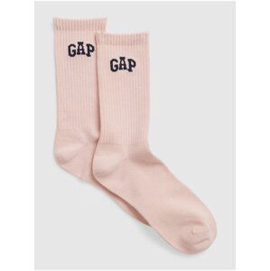 Svetloružové pánske ponožky s logom GAP