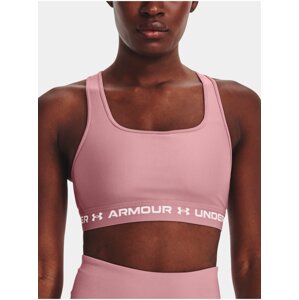 Podprsenka Under Armour UA Crossback Mid Bra-PNK.