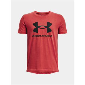 Tričko Under Armour UA SPORTSTYLE LOGO SS-RED