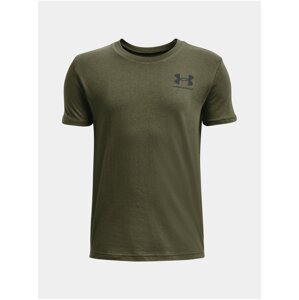 Tričko Under Armour UA SPORTSTYLE LEFT CHEST SS-GRN