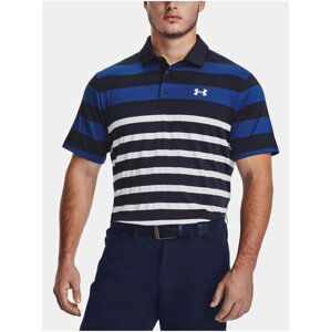 Tričko Under Armour UA Playoff 3.0 Stripe Polo-NVY