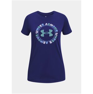 Tričko Under Armour UA Tech Wordmark SSC-BLU