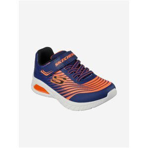 Oranžovo-modré chlapčenské tenisky Skechers Microspec Max II