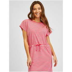 Letné a plážové šaty pre ženy SAM 73 - červená, biela