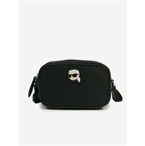 Čierna dámska crossbody kabelka KARL LAGERFELD Ikonik 2.0 Camera Bag