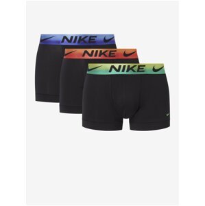 Boxerky pre mužov Nike - čierna, svetlozelená, oranžová, fialová