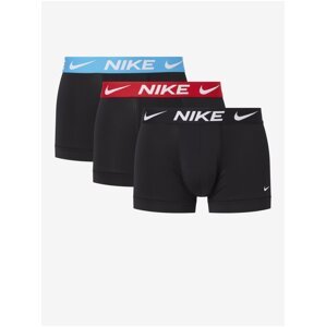 Boxerky pre mužov Nike - čierna, svetlomodrá, červená