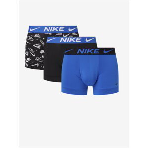 Boxerky pre mužov Nike - čierna, modrá