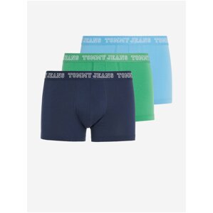 Boxerky pre mužov Tommy Hilfiger Underwear - tmavomodrá, svetlomodrá, zelená