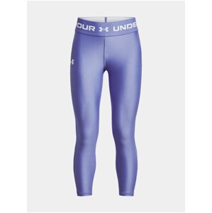 Modré dievčenské športové legíny Under Armour Armour Ankle Crop