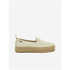 Espadrilky, slip on pre ženy NAPAPIJRI - béžová, svetlohnedá