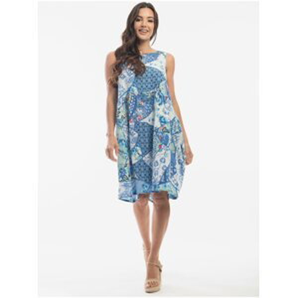 Letné a plážové šaty pre ženy Orientique - svetlomodrá, modrá, tyrkysová