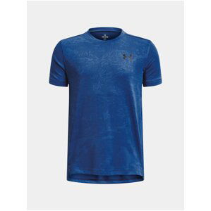 Modré chlapčenské športové tričko Under Armour UA Tech Vent Jacquard SS
