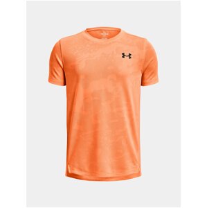 Oranžové chlapčenské tričko Under Armour UA Tech Vent Jacquard SS