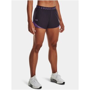 Tmavo fialové športové kraťasy Under Armour Play Up Shorts 3.0