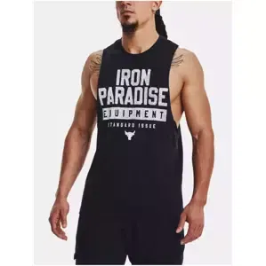 Čierne pánske športové tielko Under Armour UA PJT Rock Iron Muscle