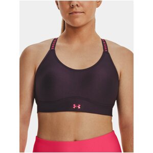 Športové podprsenky pre ženy Under Armour - tmavofialová