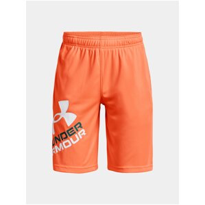 Oranžové chlapčenské športové šortky Under Armour Prototype 2.0