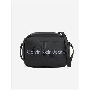 Čierna dámska crossbody kabelka Calvin Klein Jeans Sculpted Camera Bag