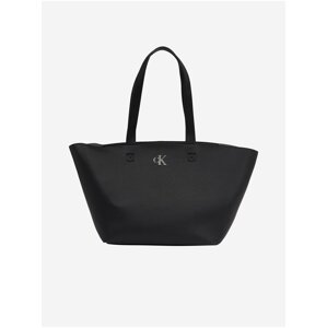 Čierny dámsky shopper Calvin Klein Jeans Minimal Monogram