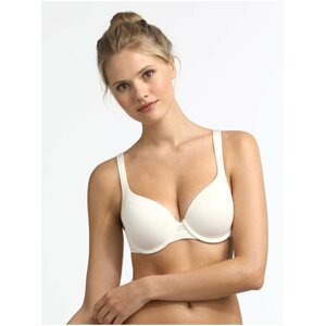 Krémová dámska podprsenka DIM INVISIBLE GENEROUS LIGHT PADDED BRA