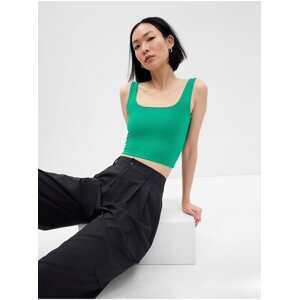 Zelené dámske crop top tielko GAP