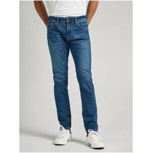 Modré pánske slim fit džínsy Pepe Jeans Stanley