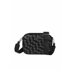 Čierna dámska vzorovaná crossbody kabelka VUCH Aciro