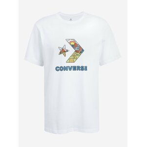 Biele pánske tričko Converse Star Chevron