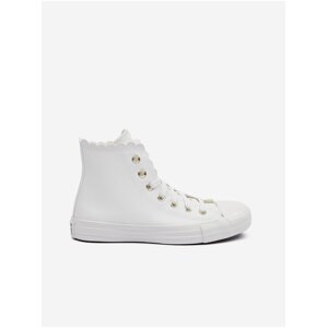 Biele dámske členkové tenisky Converse Chuck Taylor All Star Mono