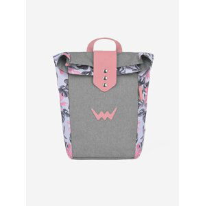 Ružovo-šedý dámsky ruksak VUCH Mellora Tropical Blizt