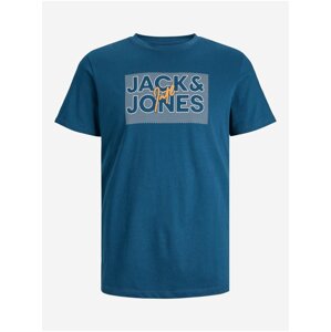 Modré pánske tričko Jack & Jones Marius