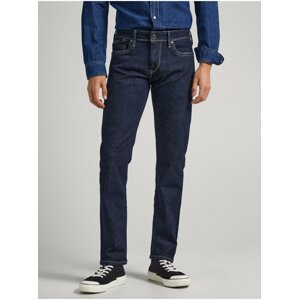 Tmavomodré pánske slim fit džínsy Pepe Jeans Hatch