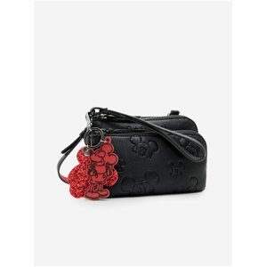 Čierna dámska vzorovaná crossbody kabelka Desigual All Mickey Linda