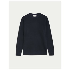 Tmavo modrý pánsky sveter Marks & Spencer