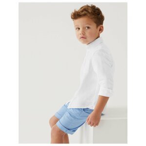Biela chlapčenská košeľa Marks & Spencer