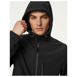 Čierna pánska nepromokavá bunda s technológiou Stormwear™ Marks & Spencer